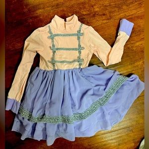 Only Little Once Nutcracker Military Trim Detail Dress